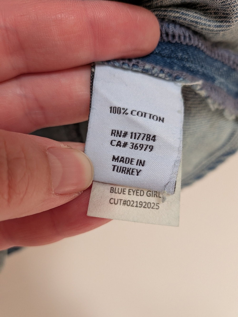 NWT Rails Portola Blue Fitted Cotton Denim Vest Top Size Small - Picture 9 of 11